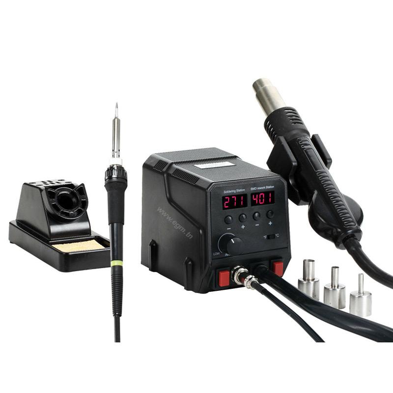 STATION 2en1 REPARATION & SOUDAGE A AIR CHAUD NUMERIQUE 300 W