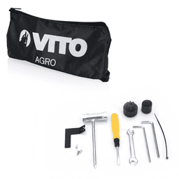 DEBROUSSAILLEUSE TAILLE HAIE & TRANCONNEUSE A CHAINE THERMIQUE 4EN1 1.6CV/1.2KW 33CC VITO - Image 3