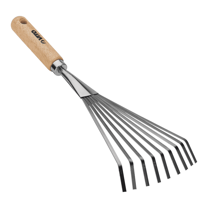 MINI BALAIT GAZON DE JARDINAGE EN ACIER INOXYDABLE 390MM VITO