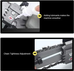 GUIDE+CHAINE ADAPTATEUR SUR MEULE A DISQUE 12" - Image 4