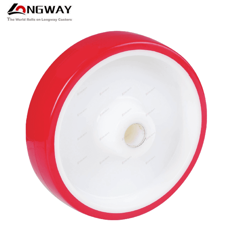 ROUE FIXE SIMPLE EN PU AVEC NOYAU EN NYLON AH-01