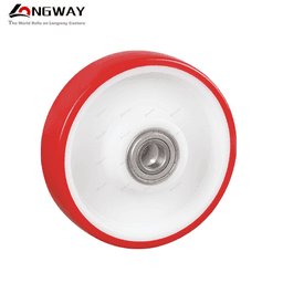 Roue fixe simple PU a roulement AI-01 - Image 1