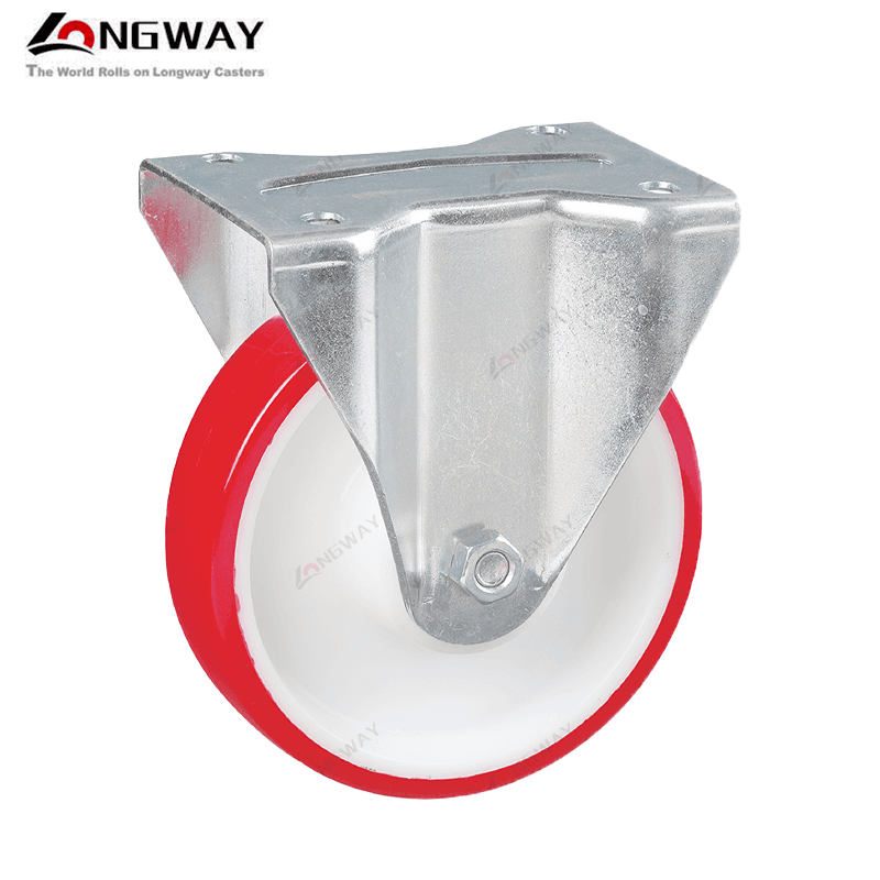 Roue sur plaque fixe PU a roulement AI-02