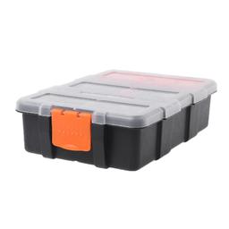 BOITE DE RANGEMENT PLASTIQUE NOIR & ORANGE 11 CASSES MJ-TOOLS - Image 6