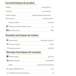 POMPE TRANSVERSAL INOX NOVAX 30 1.2 CV ROVER - Image 2