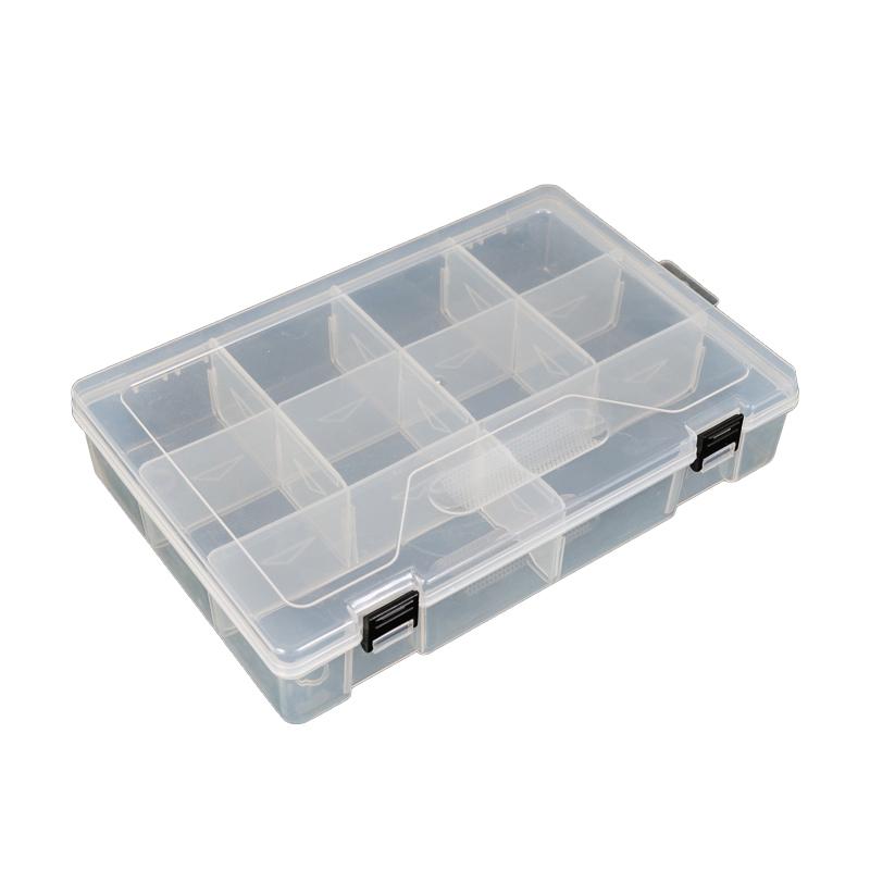 BOITE DE RANGEMENT PLASTIQUE TRANSPARENTE 10 CASSES MJ-TOOLS