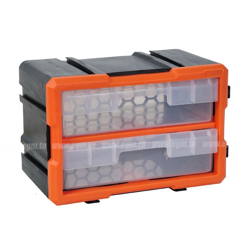 BOITE DE RANGEMENT PLASTIQUE 2 CASSES MJ-TOOLS