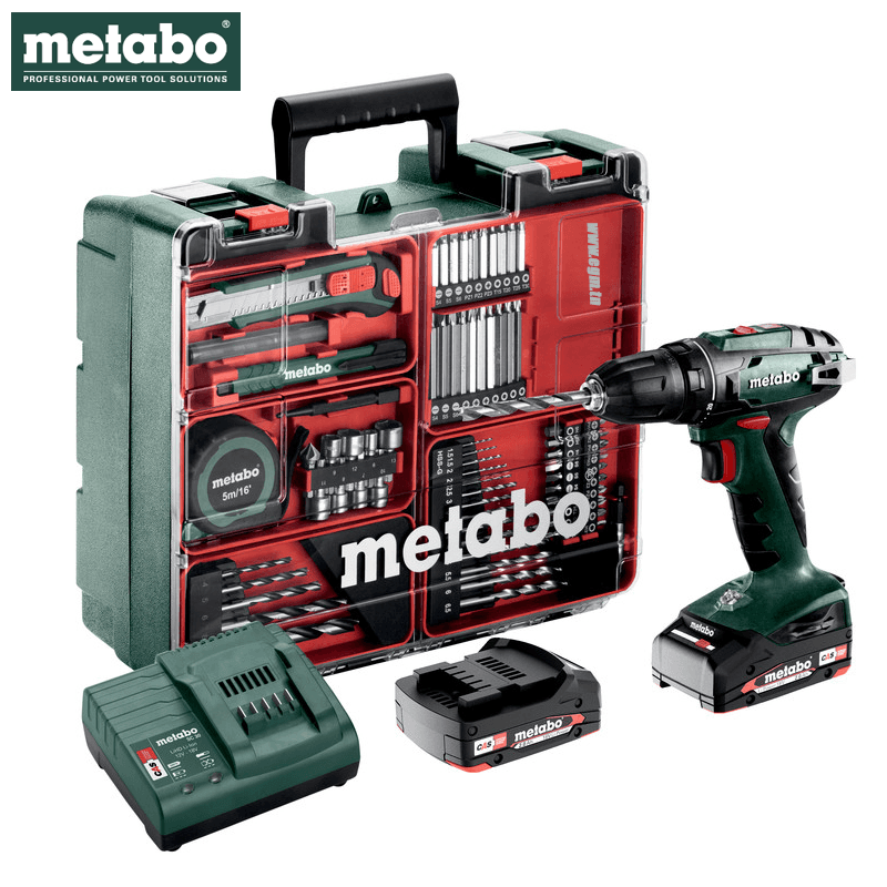 VISSEUSE CHARGEABLE BS 18 SET 18.0V+ACC LI-LON METABO
