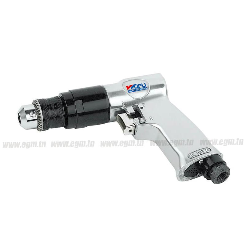 PERCEUSE PNEUMATIQUE COUDE REVERSIBLE MANDRIN A CLE 10MM WUFU WFD-1050