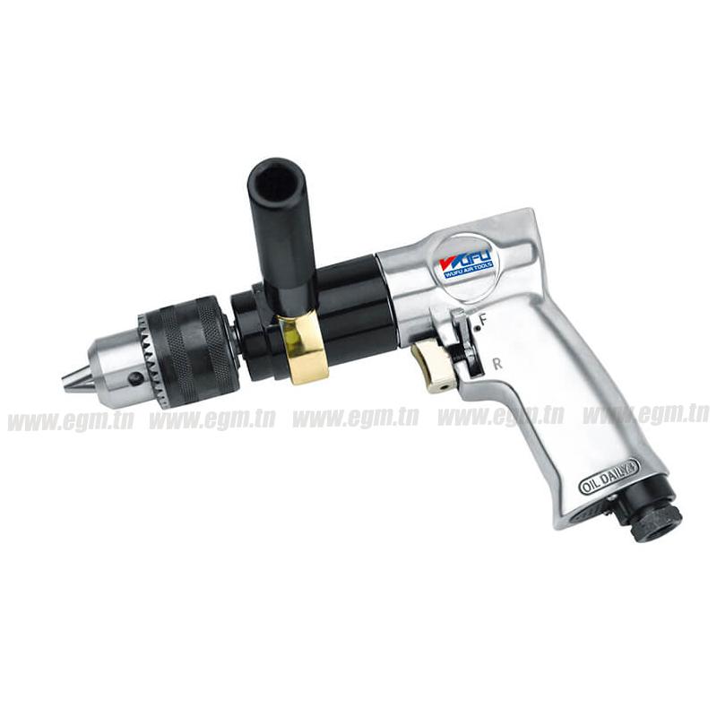PERCEUSE PNEUMATIQUE COUDE REVERSIBLE MANDRIN A CLE 13MM WFD-1057 WUFU