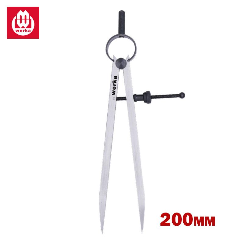 COMPAS MECANIQUE DROITE A RESSORT 200MM WERKA