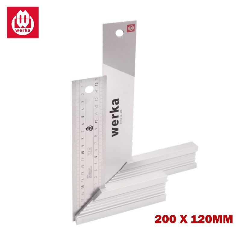 EQUERRE INDUSTRIEL BASE EN ALUMINIUM 200X120MM WERKA