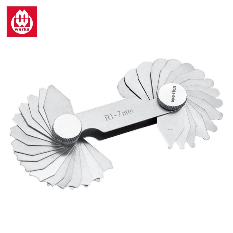 JAUGE DE RAYON 17 LAMES R1-7 MM WERKA