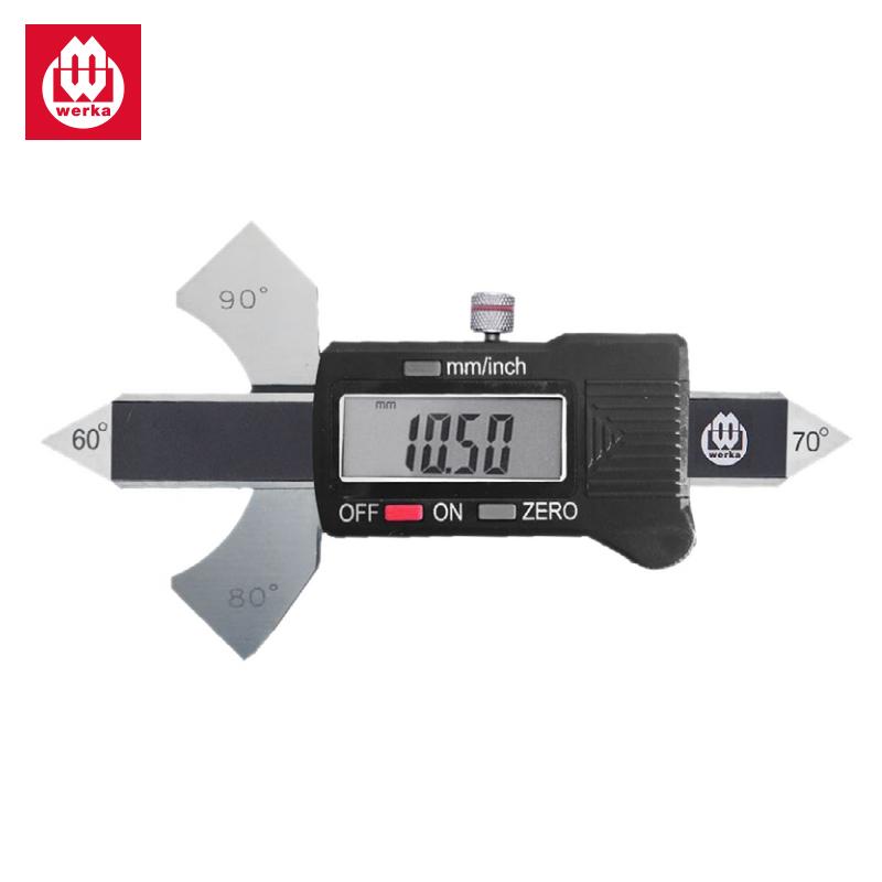 JAUGE DE SOUDAGE NUMERIQUE 60°/70°/80°/90° 0.20MM WERKA