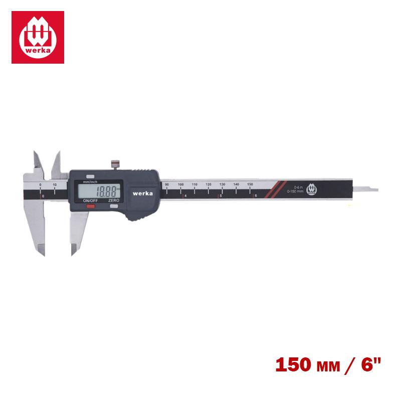 PIED A COULISSE DIGITAL A 2 BEC 150MM 0.01MM 3 BOUTON WERKA