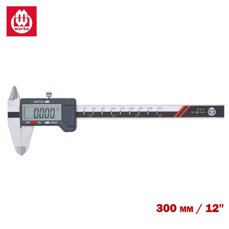 PIED A COULISSE DIGITAL A 2 BEC 300MM 0.01MM 3 BOUTON WERKA