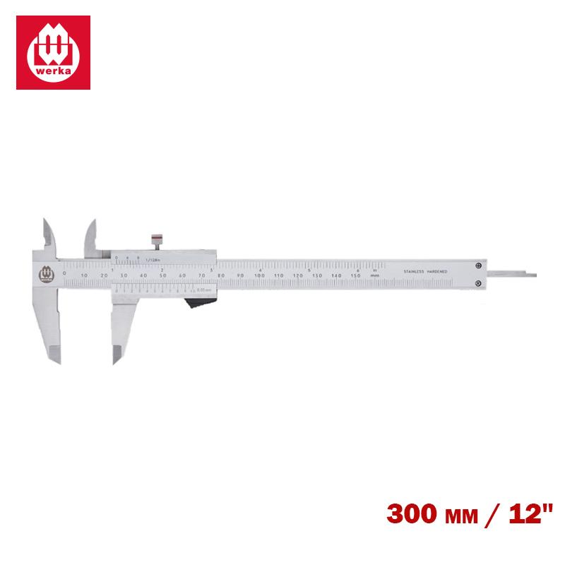 PIED A COULISSE MONOBLOC A2 BEC 300MM 0.02MM/0.001 WERKA