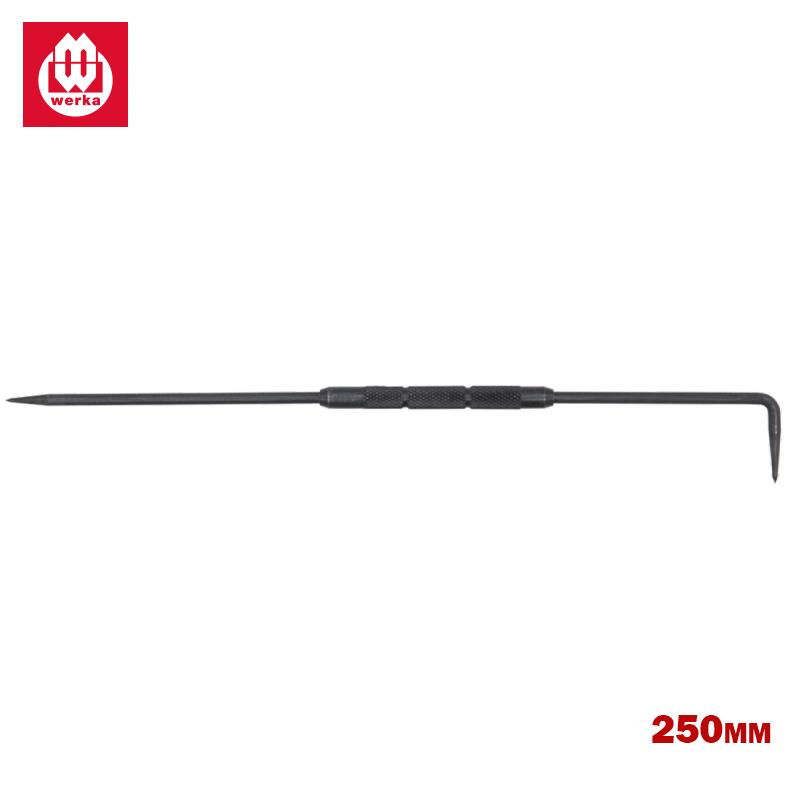 POINTE A TRACER COUDE 250MM NOIR WERKA