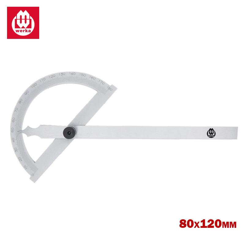 RAPPORTEUR D'ANGLE 0-180° 80X120MM WERKA