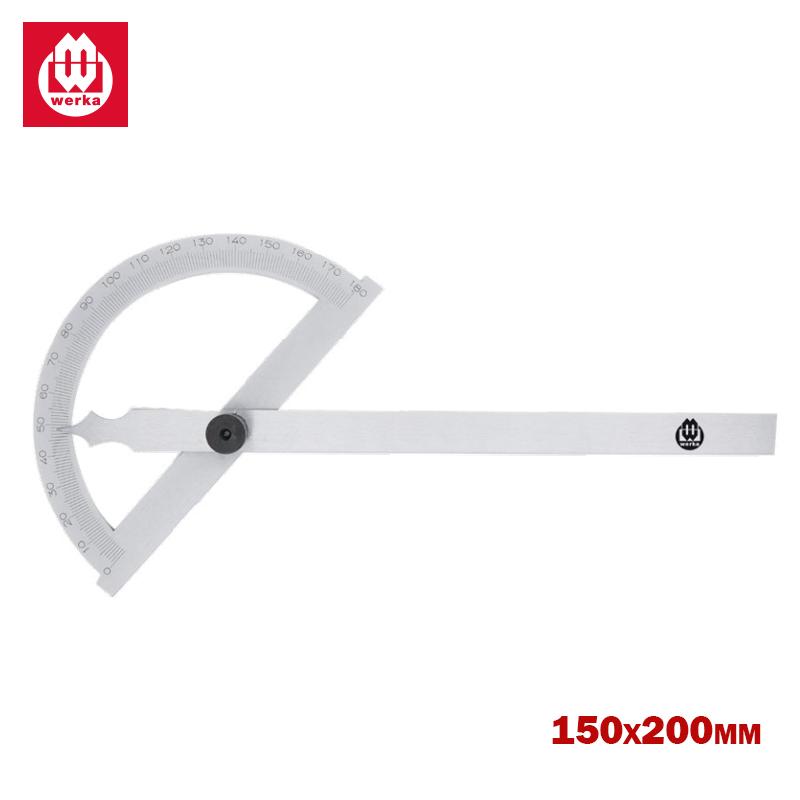 RAPPORTEUR D'ANGLE 0-180° 150X200MM WERKA