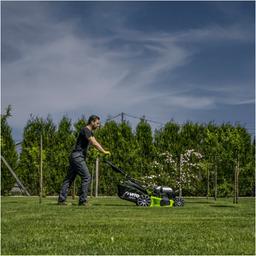 TONDEUSE A GAZON THERMIQUE AVEC TRACTION 6.5CV 4 TEMPS 196CC-525MM VITO - Image 5