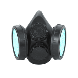 Masque anti-poussière masque a gaz double cartouche chimique respiratoire NP304 - Image 1