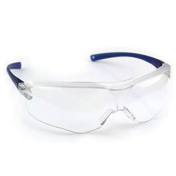 LUNETTE PROTECTION BLANC TRANSPARANT BRANCHE.FIXE BLEU HANDY - Image 1