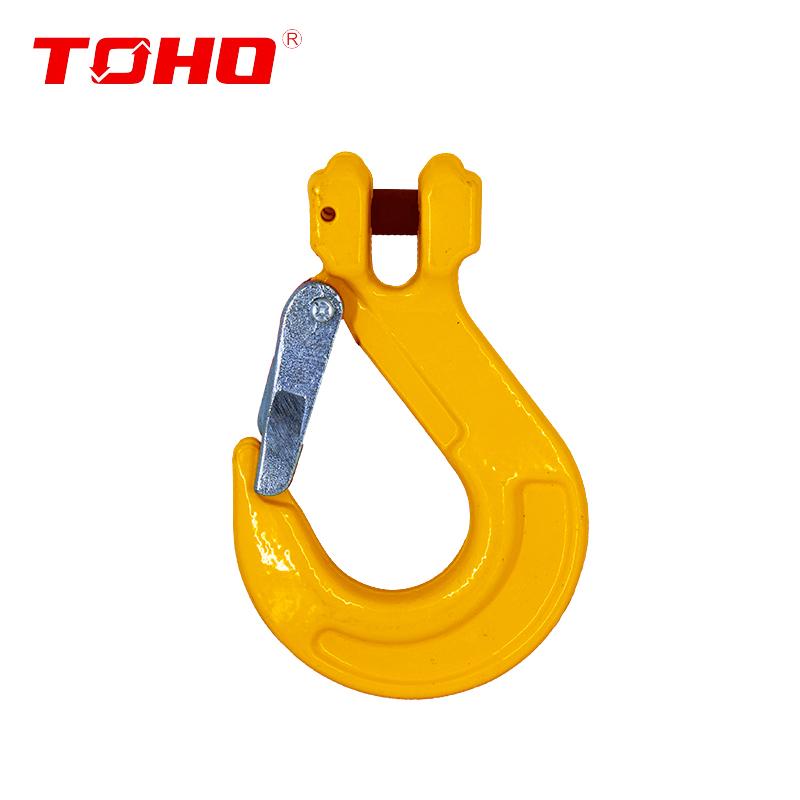 Crochet D'élingue À Chape Avec Loquet De Sécurité TH-12 G80 TOHO