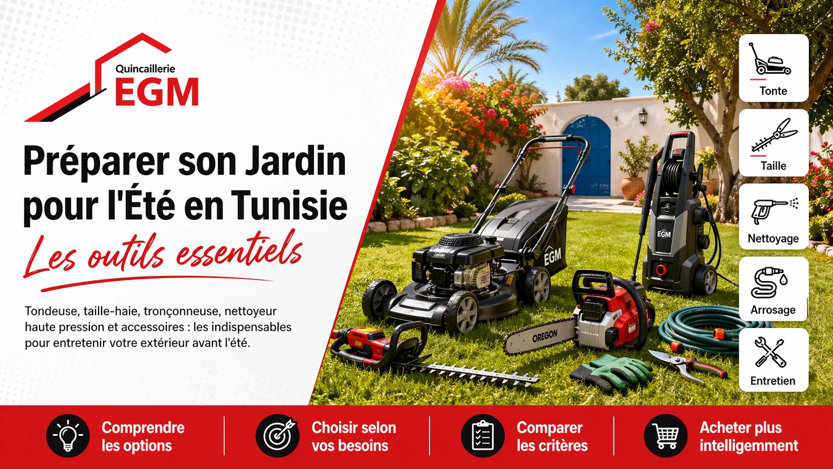 Preparer son Jardin pour l'Ete en Tunisie : les Outils Essentiels