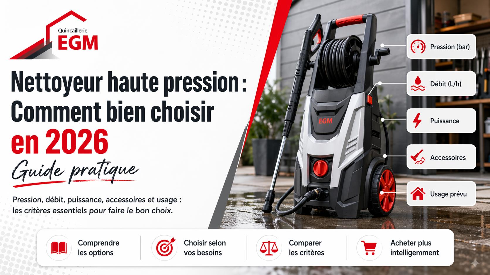 Nettoyeur haute pression : Comment bien choisir en 2026