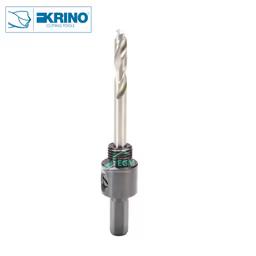 Arbre Krino à queue hexagonale 6,35 mm pour scie cloche bimétal Ø 14 à 30 mm