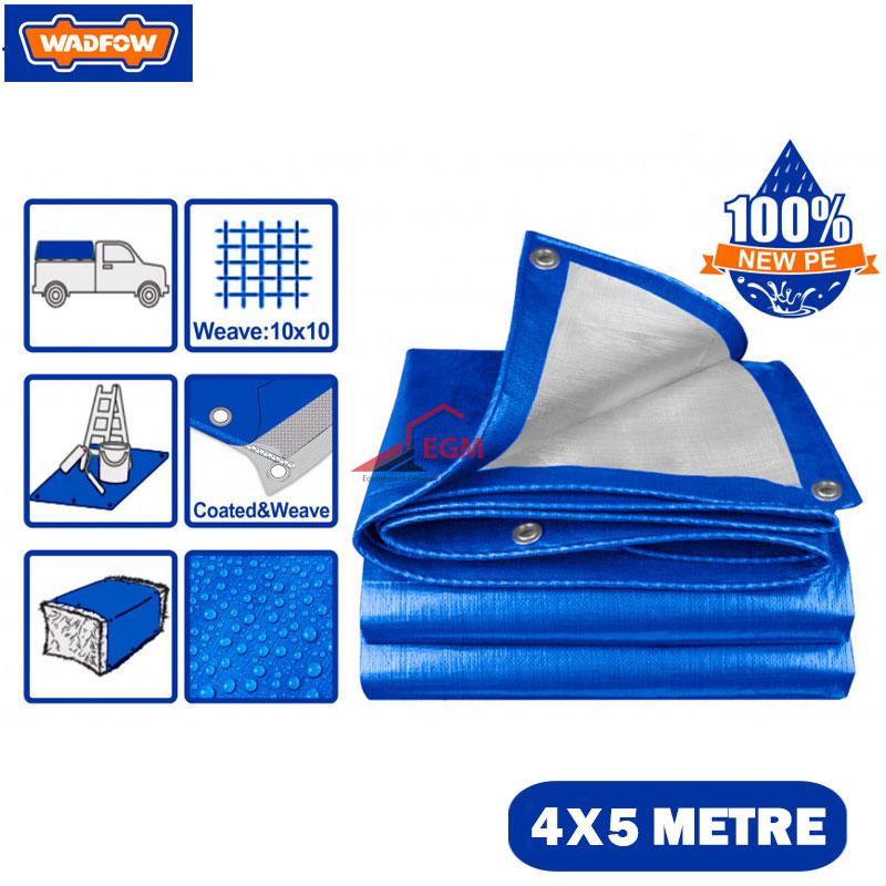 BACHE DE PROTECTION EN PLASTIQUE 4X5 METRE WADFOW