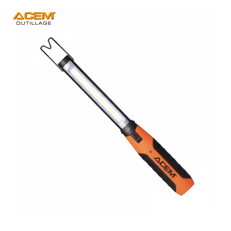 BALADEUSE COB LED MINCE PLIABLE SANS FIL RECHARGEABLE BL220 2W ACEM 280132118