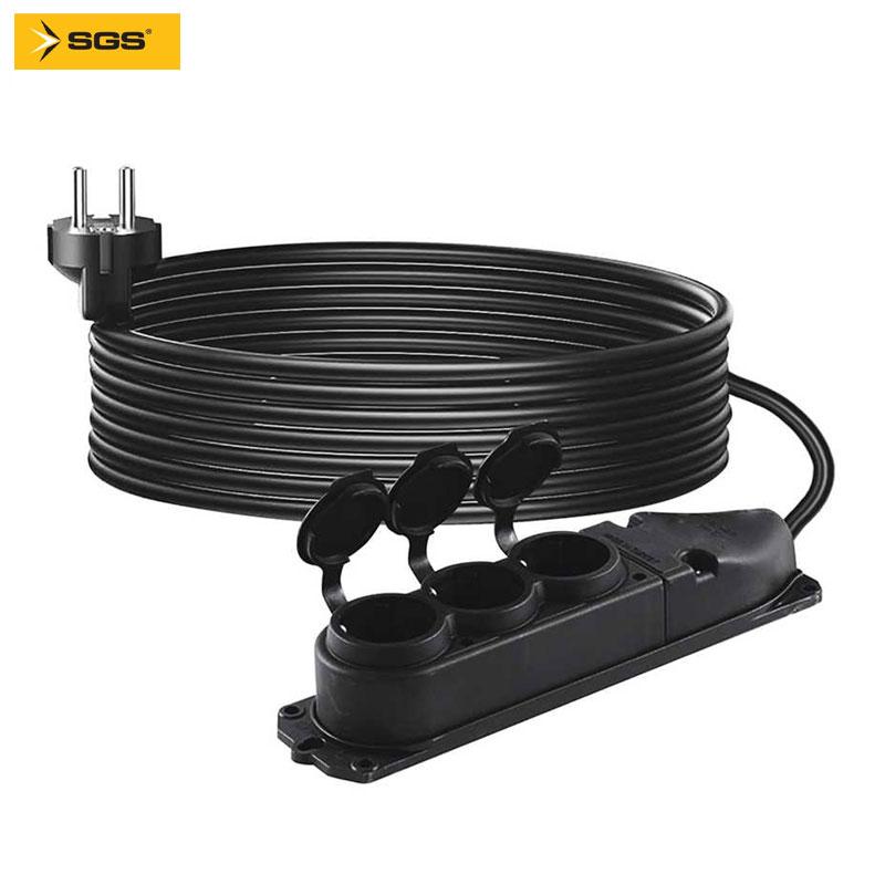 BLOC MULTIPRISE 3 PRISE AVEC CABLE 3X2.5 LONG 30M SGS
