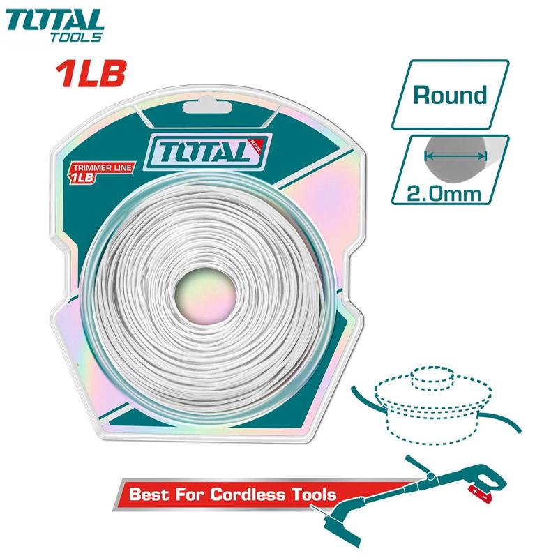 BOBINE FIL DE COUPE BORDURE FORME ROND 2.0MM LONG 120 METRE TOTAL