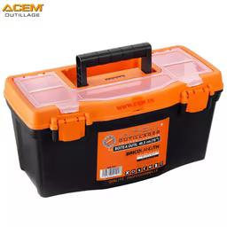 Boîte à outils plastique 40 cm ACEM, caisse de rangement portable