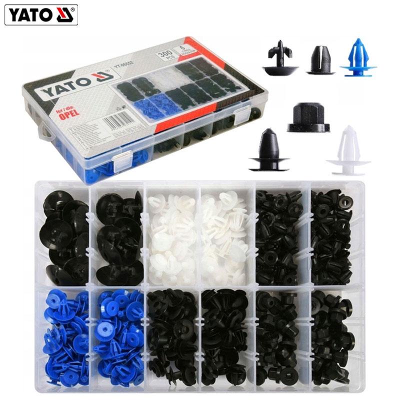 BOITE CLIPS DE FIXATION EN PLASTIQUE INTER POUR VOITURE OPEL 300PCS YATO