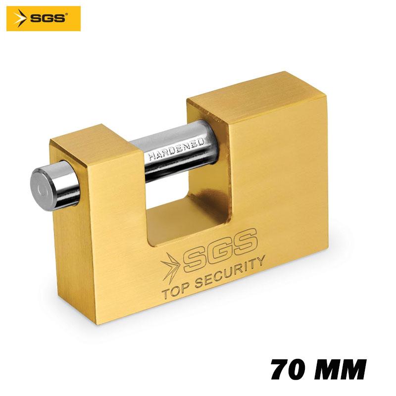 CADENAS TOP SECURITY A PISTON LAITON RECTANGULAIRE 70MM SGS