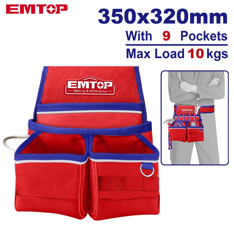 CEINTURE PORTE OUTILS EN TUSSIE 350X320MM EMTOP