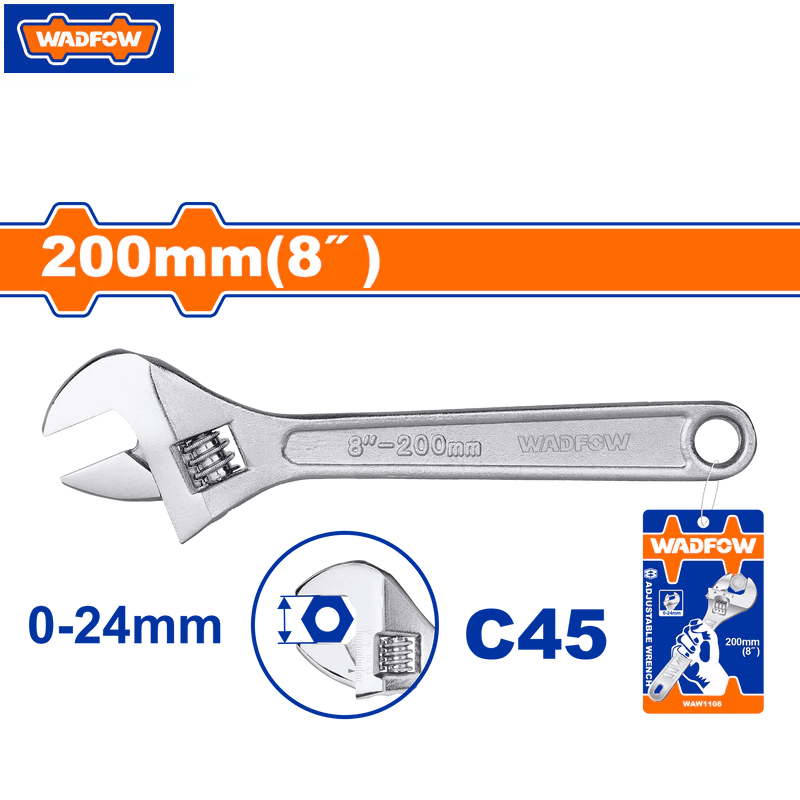 CLE A MOLETTE- 8" / 200 MM CR-V WADFOW