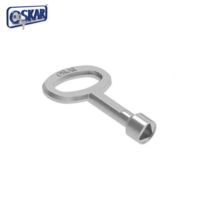 CLE TRIANGLE POUR SERRURE BTE A LETRE OSKAR