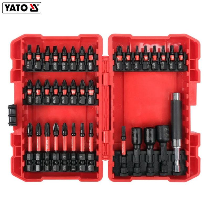 COFFRET EMBOUT T VIS & DOUILLE MAGNETIQUE & IMPACT 37PCS YATO