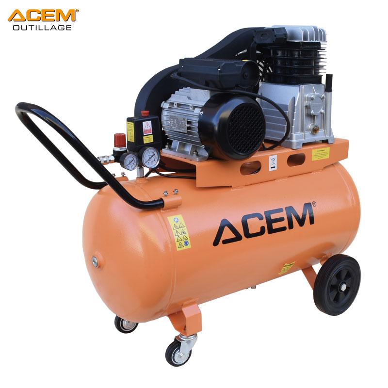 COMPRESSEUR AIR 100L 220V HP2 TETE EN FONTE ACEM