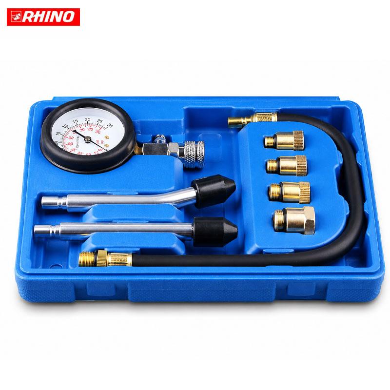 COMPRESSIOMETRE MOTEUR ESSENCE 8PCS RHINO