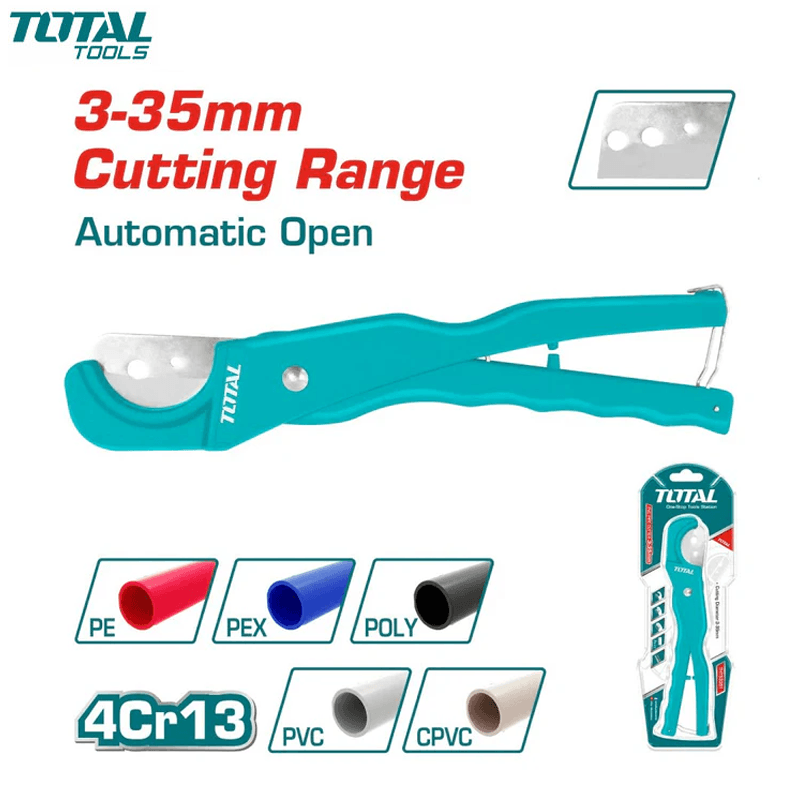 COUPE TUBE PVC/PP/PU/PE 3-35MM TOTAL