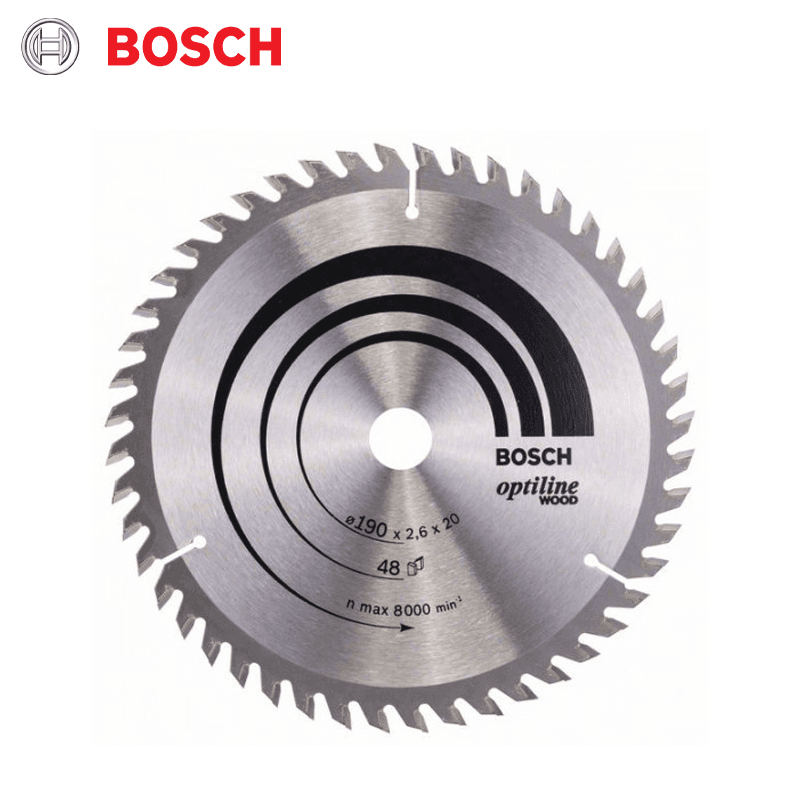 DISQUE CIRCULAIRE CARBURE 190/16/20 Z48 2608640614 BOSCH