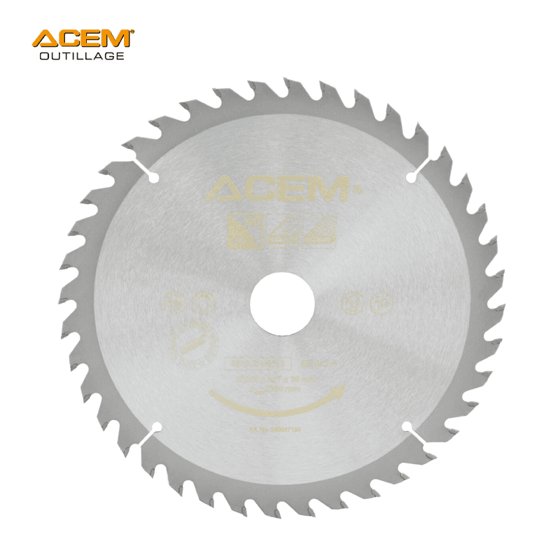 DISQUE CIRCULAIRE CARBURE POUR BOIS 230X30X25.4X22.23X20 T48 ACEM