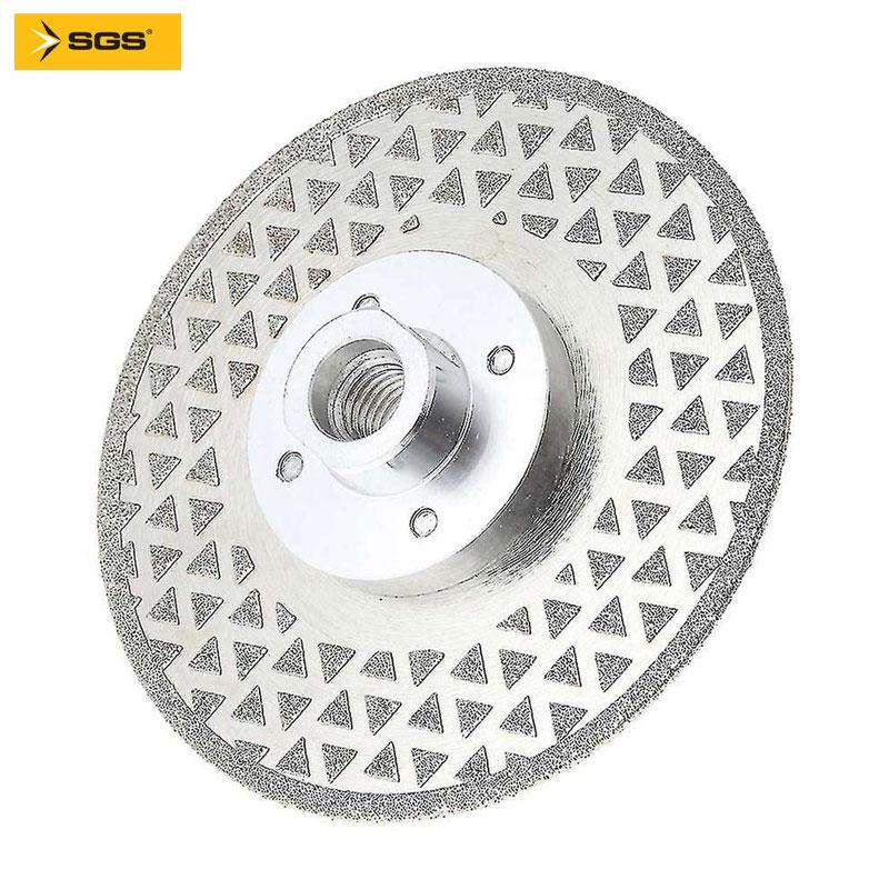 DISQUE DIAM PREMIUM ELECTROPLATED AVEC FLASQUE M14 D230MM SGS