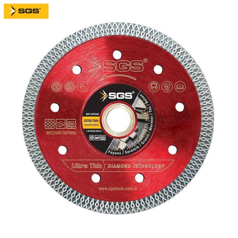 DISQUE DIAM ULTRA FIN POUR BRIQUE/PLATRE/CARREAUX D125MM SGS