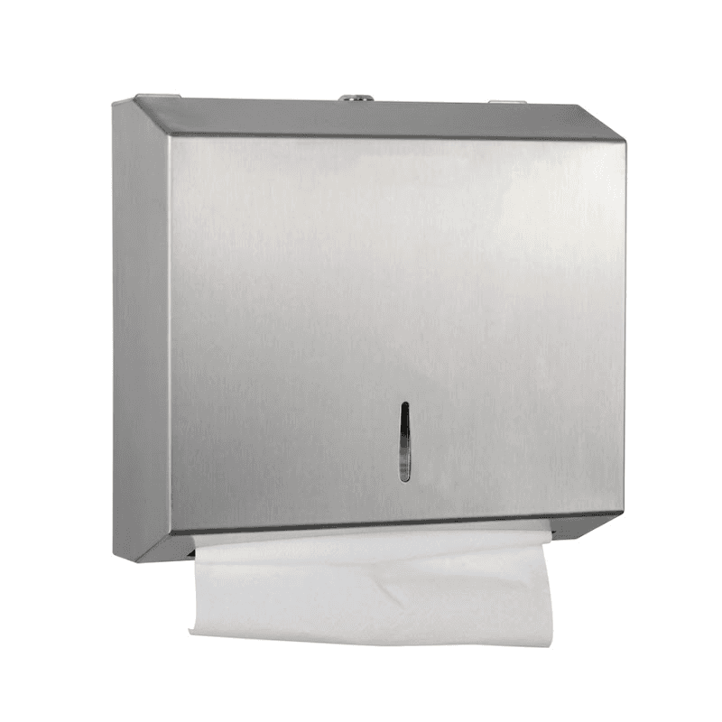 DISTRIBUTEUR PAPIER HYGIENIQUE CARRE EN INOX G.Z
